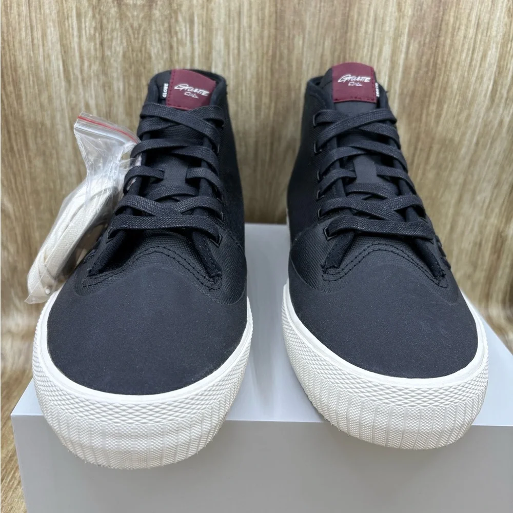 Globe Gilette Mid Black Sneakers Men’s Size 10.5 - Picture 14 of 17
